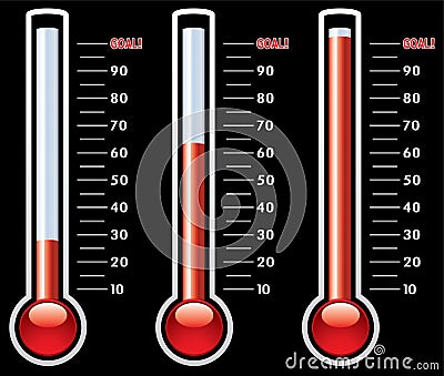 Thermometers Vector Illustration