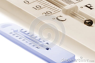 Thermometers Stock Photo