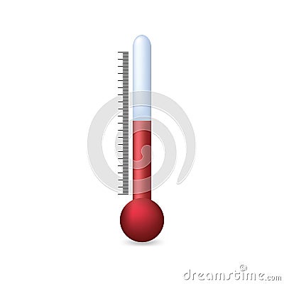 Thermometers icon, flat design vector illlustion eps10. Vector Illustration