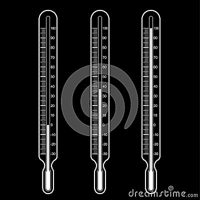 Thermometers Vector illustration Vector Illustration