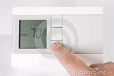 Thermostat Stock Photo