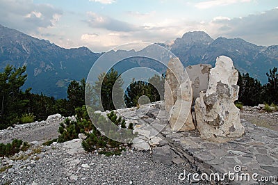 Theth, Prokletije mountains, Albania Stock Photo