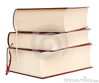 Thick books Stock Photo