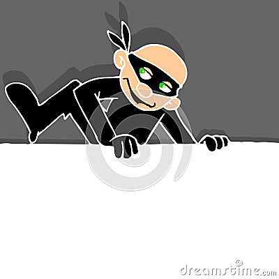 a thief Stock Photo