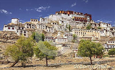 Thikse Monastery Stock Photo