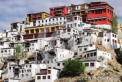 Thikse Monastery Stock Photo