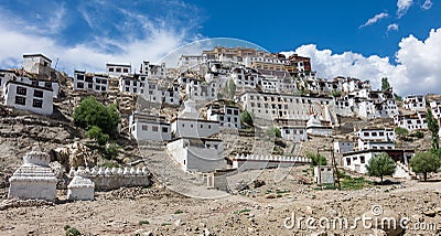 Thiksey Monastery in Ladakh, India Stock Photo