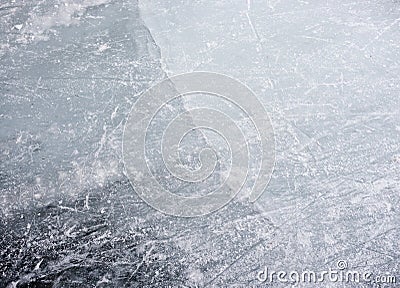 Thin ice Stock Photo