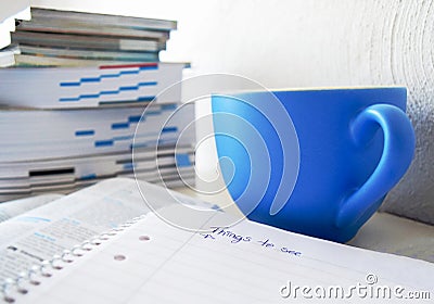 Things to see - travel planning Stock Photo