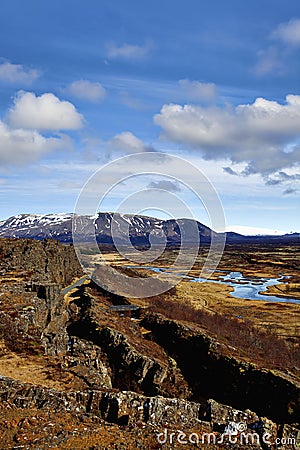 Thingvellir national park Stock Photo