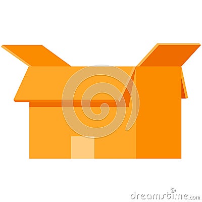 Think outside box vector icon inspiration concept Vector Illustration