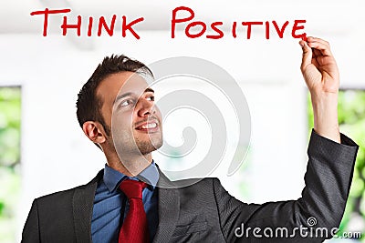 Think positive Stock Photo
