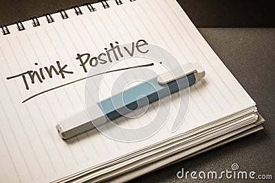 Think positive Stock Photo