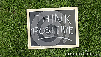 Think positive Stock Photo
