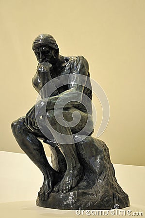 The Thinker Editorial Stock Photo