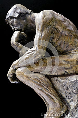 The Thinker Editorial Stock Photo