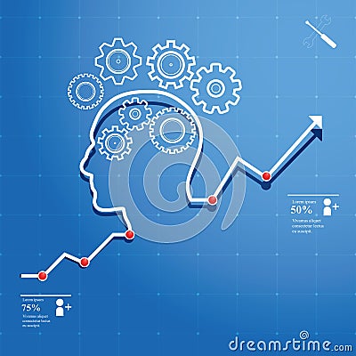 Thinking Process Stock Photo