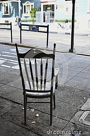 Very Useful Domestic Seating Public Art San Francisco 33 Editorial Stock Photo