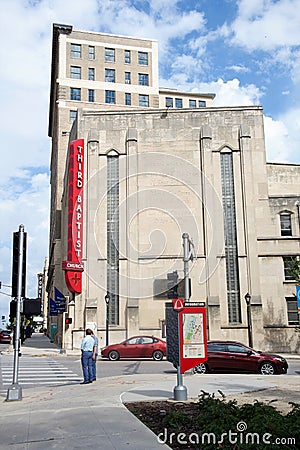 Third Baptist Church, St. Louis, Missouri Editorial Stock Photo