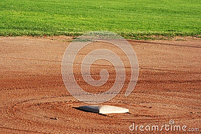 Third base Stock Photo