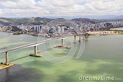 Third bridge, Vitoria, Vila Velha, Brazil Stock Photo