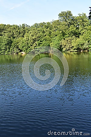 Third lake in Maksimir park. Stock Photo