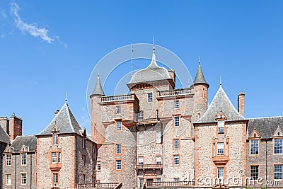 Thirlestane Castle in Lauder, Scotland Editorial Stock Photo