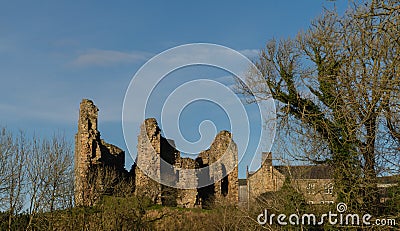 Thirlwall castle, Northumberland, UK Stock Photo