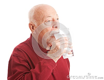 Thirst Quenching Filtered Water Stock Photo