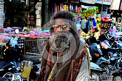 Thirsty Man Editorial Stock Photo