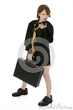 Thirty and Flirty Stock Photo