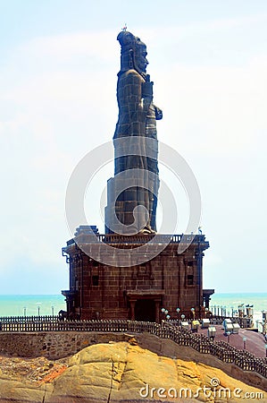 Thiruvalluvar statue Stock Photo