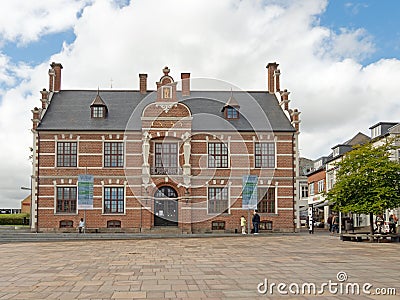 Thisted, Jutland, Denmark - 07 September 2020: Town Hall of Thisted in Jutland, Denmark Editorial Stock Photo