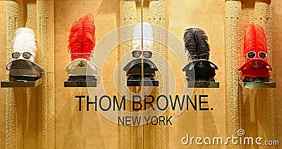 Thom browne eyewear collection Editorial Stock Photo