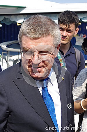 Thomas Bach, president of IOC Editorial Stock Photo