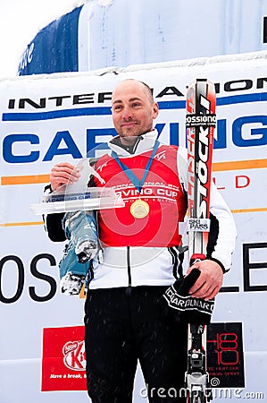 Thomas Bergamelli World Champion 2011 Editorial Stock Photo