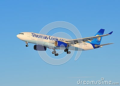 Thomas Cook Airbus A330 Editorial Stock Photo