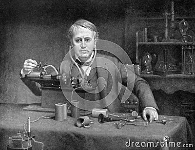 Thomas Edison Editorial Stock Photo