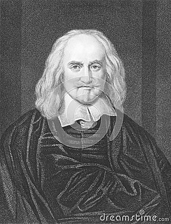 Thomas Hobbes Editorial Stock Photo