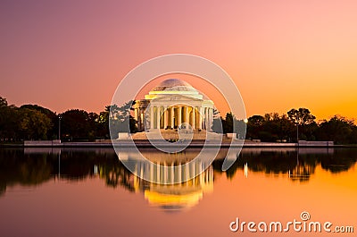 Thomas Jefferson Memorial in Washington DC, USA Stock Photo