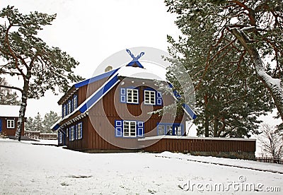 Thomas Mann's summer house in Nida. Lithuania Stock Photo