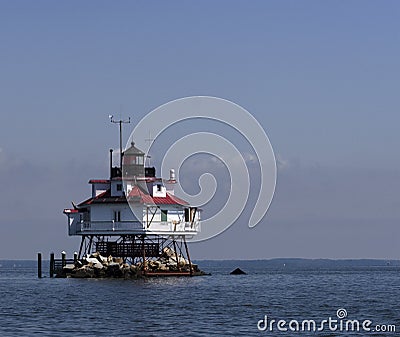 Thomas Point Lighthouse Stock Photo