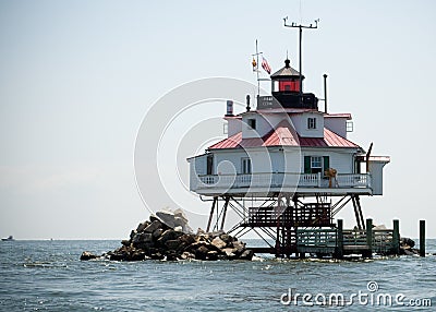 Thomas Point Lighthouse Stock Photo