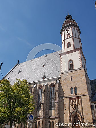 Thomaskirche Leipzig Stock Photo