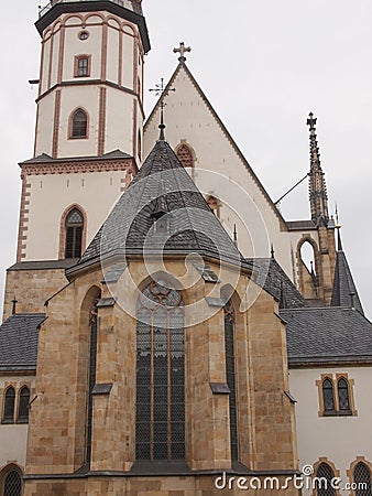 Thomaskirche Leipzig Stock Photo