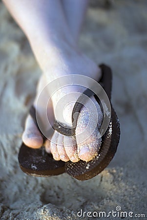 Thongs Stock Photo