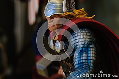 Thor Figurine Editorial Stock Photo