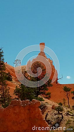 Thor hammer hoodoo Stock Photo