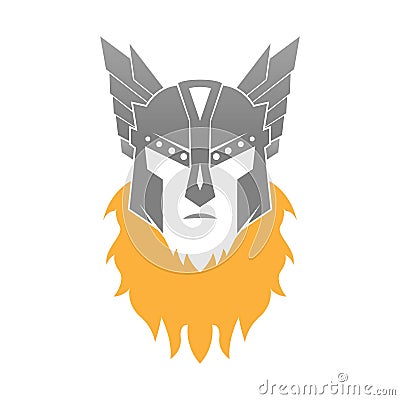 Thor icon logo design Vector Illustration