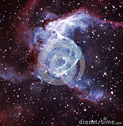 Thor's helmet, NGC 2359 Stock Photo